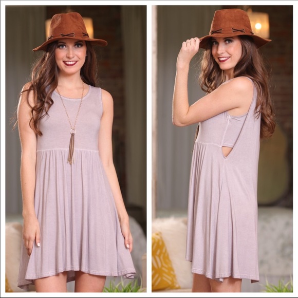 🧜‍♀️Last one!  Medium Lilac washed babydoll dress - Picture 3 of 3